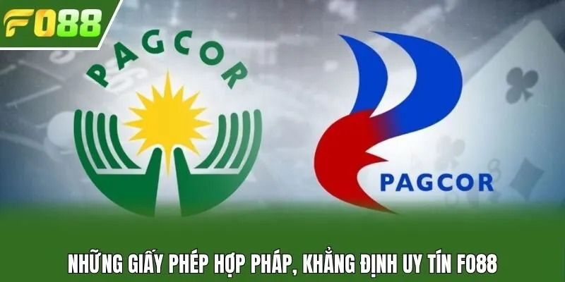 Những giấy phép hợp pháp, khẳng định uy tín Fo88