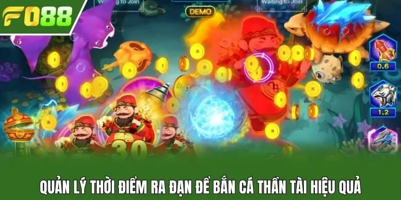 Quản lý thời điểm ra đạn để bắn cá Thần Tài hiệu quả